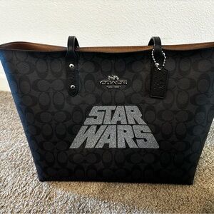 Coach Black Star Wars Graphic Tote